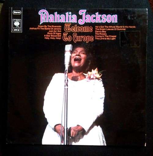 Mahalia Jackson - Welcome To Europe LP Vinyl Record - Germany Pressing