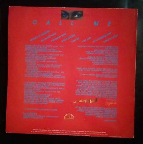 Sylvester - Call Me LP Vinyl Record - USA Pressing