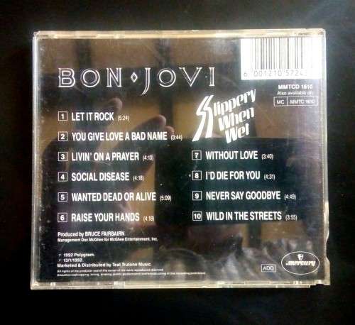 Bon Jovi - Slippery When Wet (CD)