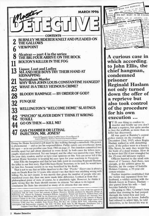 Master Detective Magazine - Mar 1996 Issue