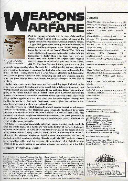 Purnell`s Illustrated Encyclopedia of Modern Weapons and Warfare - Part 4