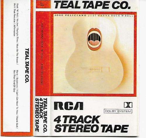 Jose Feliciano - Just Wanna Rock `N` Roll Cassette Tape