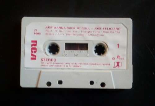 Jose Feliciano - Just Wanna Rock `N` Roll Cassette Tape