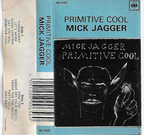 Mick Jagger - Primitive Cool Cassette Tape
