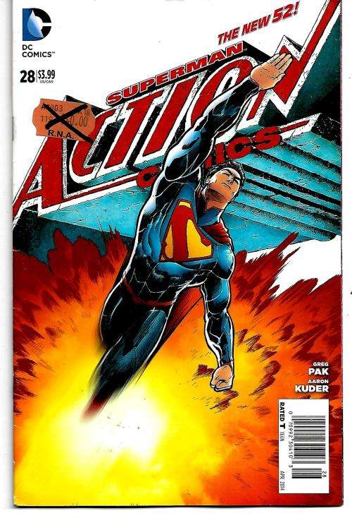 The New 52! Superman Action Comics Issue 28, Apr 2014
