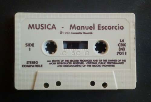 Manuel Escorcio - Musica Cassette Tape