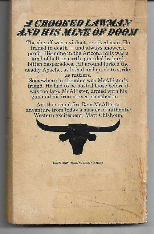 Gunsmoke For McAllister by Matt Chisholm