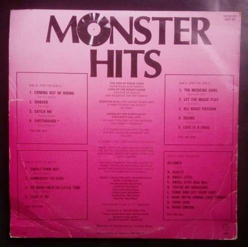Monster Hits Double LP Vinyl Record Set