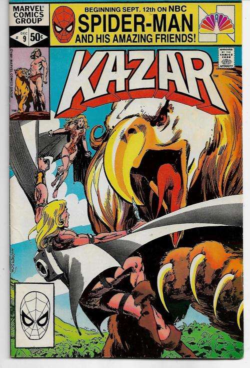 Kazar The Savage Issue # 9 , Dec 1981