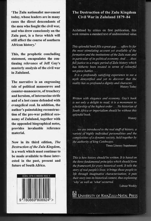 The Destruction of The Zulu Kingdom by Jeff Guy
