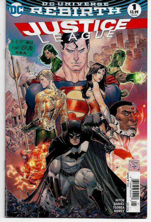 DC Universe Rebirth - Justice League Issue # 1, Sep 2016