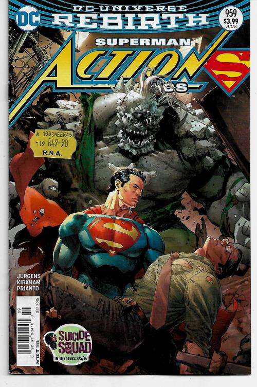 DC Universe Rebirth - Superman Action Comics Issue # 959, Sep 2016