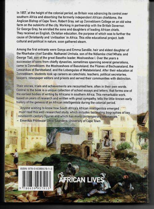 Zonnebloem College and The Genesis of an African Intelligentsia 1857-1933 by J. Hodgson & T. Edlmann