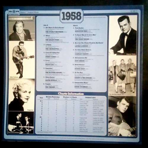 30 Years of Pop Music Vol. 1958 LP Vinyl Record - Germany Pressing
