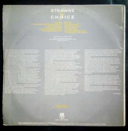 Strawbs - Strawbs by Choice LP Vinyl Record