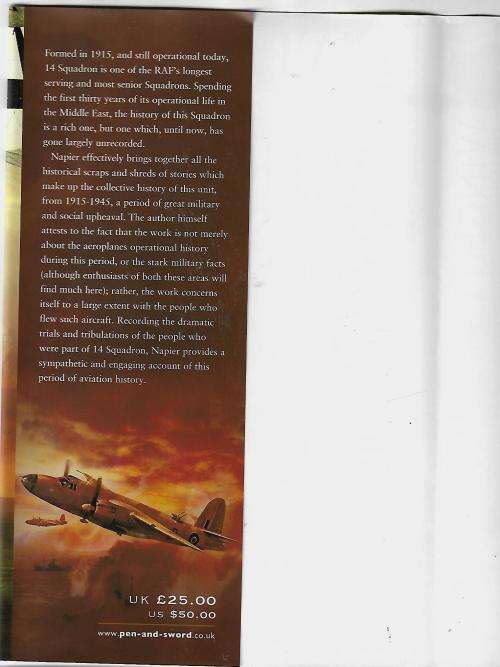 Winged Crusaders The Exploits of 14 Squadron RFC & RAF 1915-1945 by Michael Napier (Hardcover)
