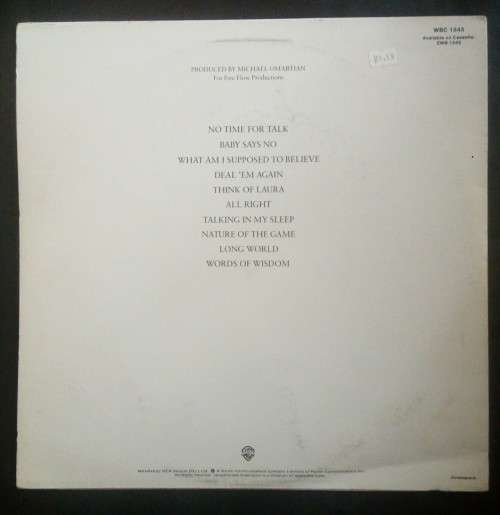 Christopher Cross - Another Page LP Vinyl Record