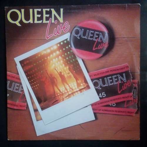 Queen - Live LP Vinyl Record