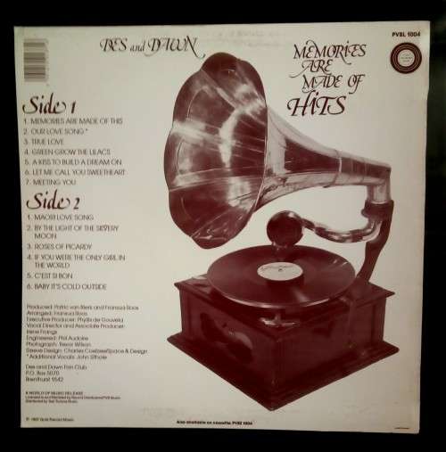 Des and Dawn - Memories Are Made Of This LP Vinyl Record
