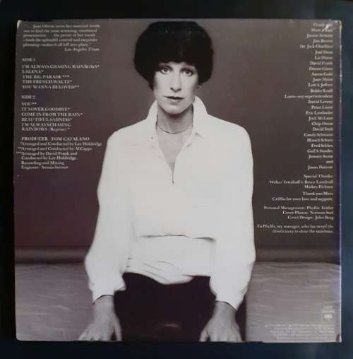 Jane Olivor - Chasing Rainbows LP Vinyl Record - USA Pressing
