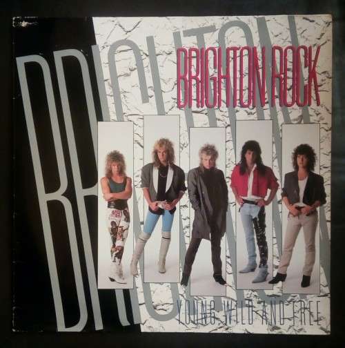 Brighton Rock - Young, Wild And Free LP Vinyl Record - Europe Pressing