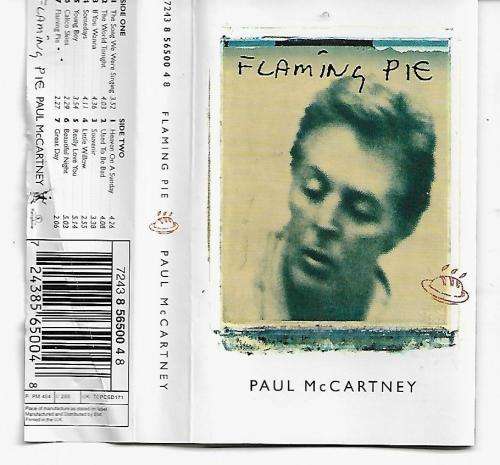 Paul McCartney - Flaming Pie Cassette Tape - UK Edition