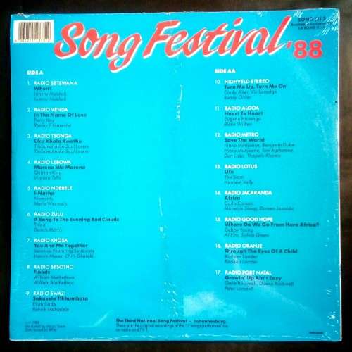 Song Festival `88 LP Vinyl Record