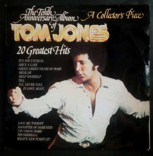Tom Jones - The Tenth Anniversary - 20 Greatest Hits Double LP Vinyl Record Set