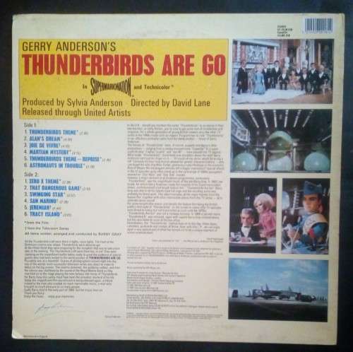 Barry Gray - Gerry Anderson's Thunderbirds Are Go LP Vinyl Record - UK Pressing