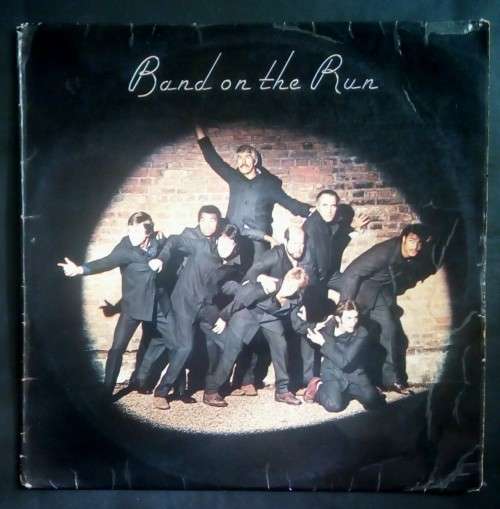 Paul McCartney & The Wings - Band on The Run LP Vinyl Record with Poster