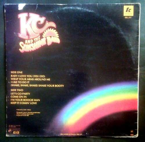 KC and The Sunshine Band - KC and The Sunshine Band LP Vinyl Record