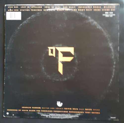 Fahrenheit - Fahrenheit LP Vinyl Record