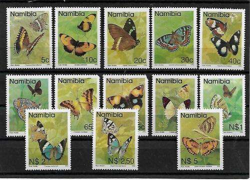 Namibia - 1993 2nd Definitive Issue Full Set of 13 Stamps MNH