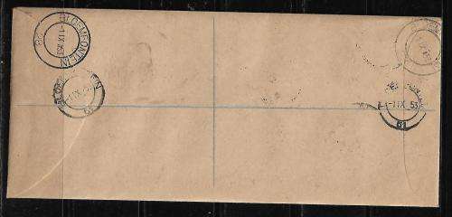 Union of South Africa - 1952 Centenary of 1st Issue of Cape Triangular Full Set of Pairs on Cover