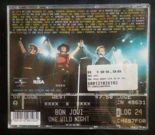 Bon Jovi - One Wild Night: Live 1985-2001 (CD)