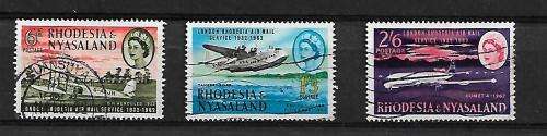 Rhodesia and Nyasaland - 1962 30th Anniversary of 1st London to Rhodesia Airmail Service VFU