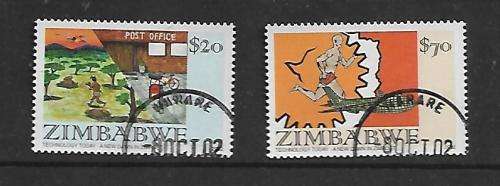 Zimbabwe - 2002 Technology Today Full Set of 2 Stamps - VFU
