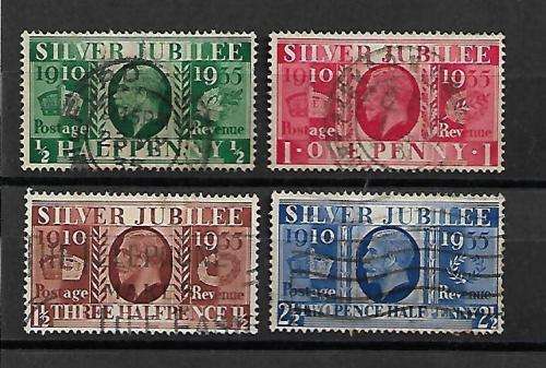 Great Britain - 1935 King George V Silver Jubilee Full Set - VFU