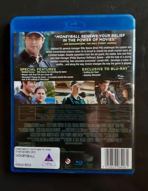Moneyball - Brad Pitt (Blu-ray)