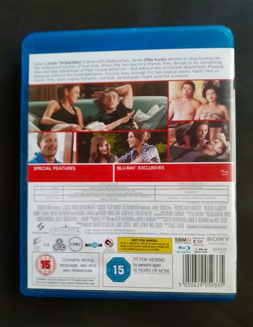 Friends With Benefits - Justin Timberlake and Mila Kunis (Blu-ray)
