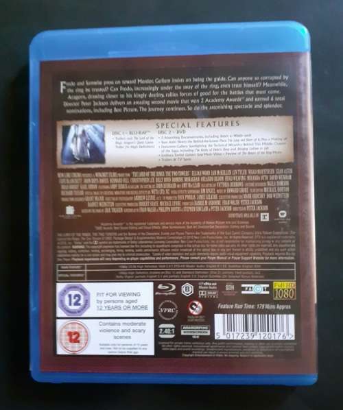 The Lord of The Rings - The Two Towers ( Blu-ray & DVD Set)