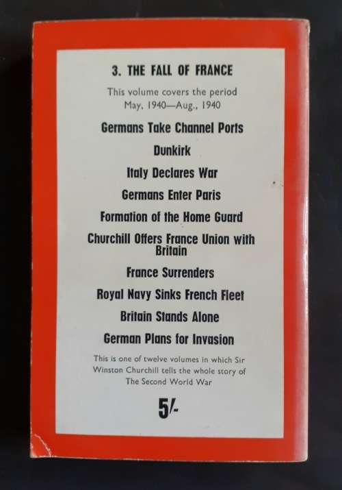 Winston Churchill - The Second World War: The Fall of France Vol.3