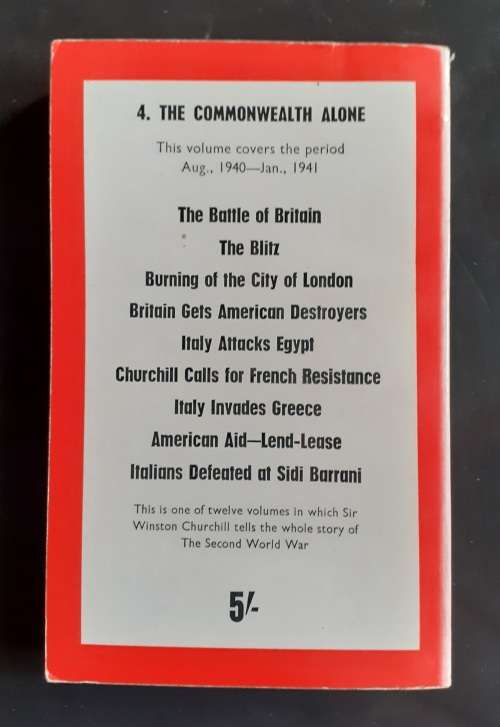 Winston Churchill - The Second World War: The Commonwealth Alone Vol.4