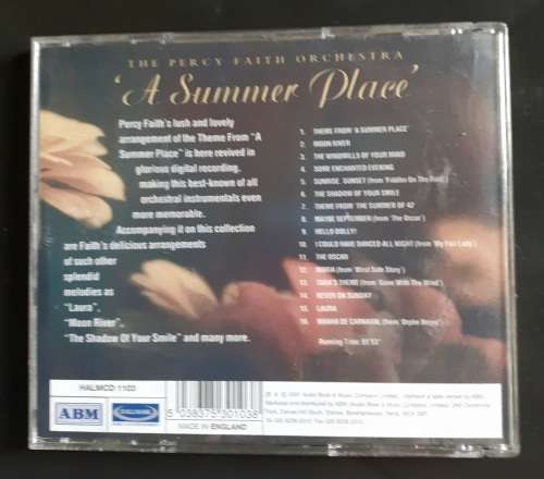 The Percy Faith Orchestra - A Summer Place (CD)