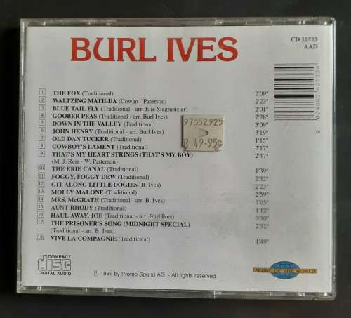 Burl Ives - Burl Ives (CD)