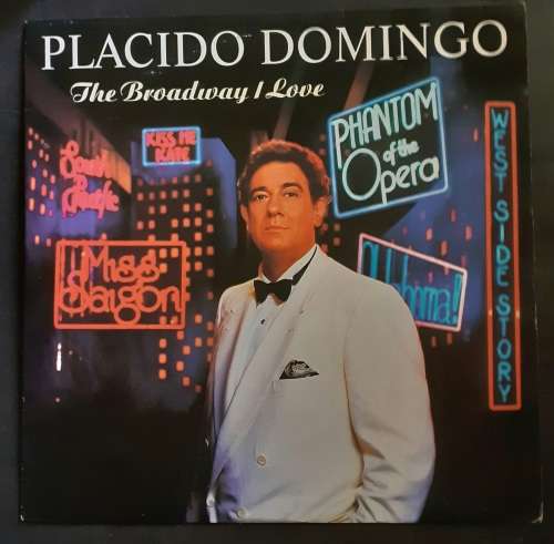 Placido Domingo & The London Symphony Orchestra - The Broadway I Love LP Vinyl Record