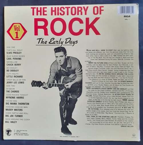 The History of Rock Vol.1 LP Vinyl Record