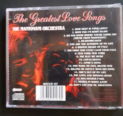 The Mantovani Orchestra - The Greatest Love Songs (CD)