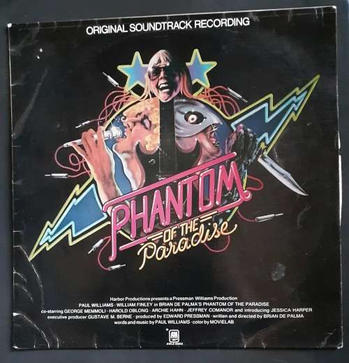 Phantom Of The Paradise  (Original Soundtrack Recording) LP Vinyl Record