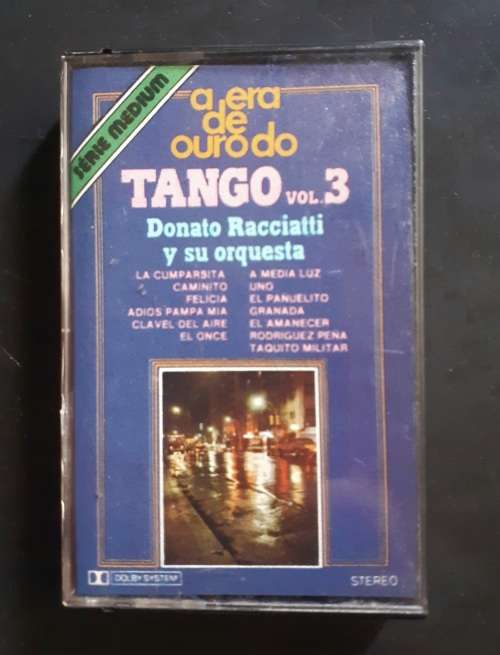 A Era De Ouro Do Tango Vol.3 Cassette Tape